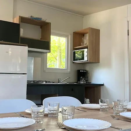 Kamp alanı Mobil Confortable Avec Terrasse Pour 6 Pers. - Api-1-52-1720 *